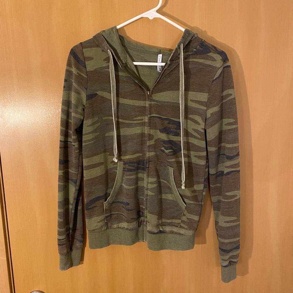 Z Supply camo hoodie XS